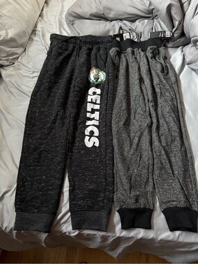 A NWT pair of joggers Black and grey Kids Jogger Sweatpants